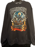 HALLOWEENTOWN BLACK SIZE LARGE ADULT CREWNECK SWEATSHIRT