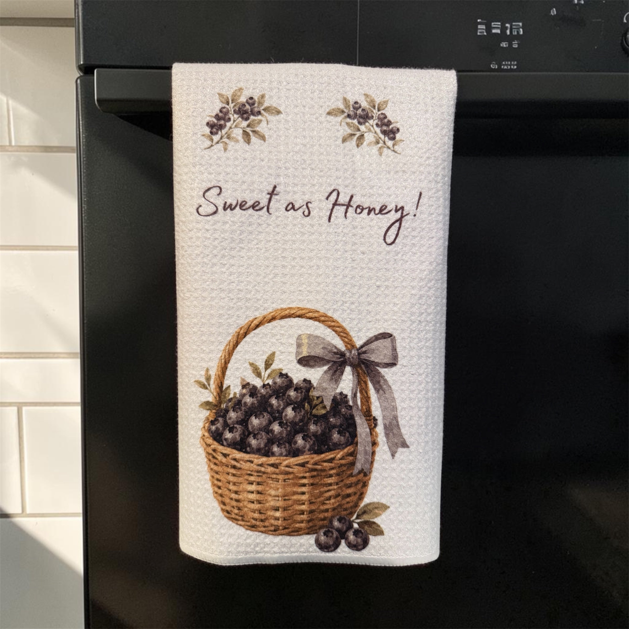 Sweet as Pie - Waffle Weave Kitchen Towel